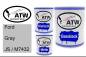 Preview: Ford, Gray, JS / M7432: 1L Lackdose + 1L Klarlack + 500ml Härter - Set, von ATW Autoteile West.